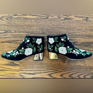 Black Harlow ankle boots by Karl Lagerfeld